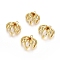 Brass Pendants, Long-Lasting Plated, Leaf, Real 18K Gold Plated, 18x19x6mm, Hole: 1.5mm