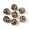 ABS Plastic Leopard Print Round Beads, Moccasin, 16mm, Hole: 3mm