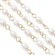 Цепочки ручной работы из натурального культивированного пресноводного жемчуга&nbsp;AJEW-JB01586-01-3
