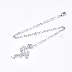 Не тускнеющие подвески из нержавеющей стали 201&nbsp;LS-NJEW-T009-JN024-1-45