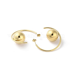 Серьги-гвоздики из нержавеющей стали 304 с ионным покрытием (IP)&nbsp;EJEW-M249-02G