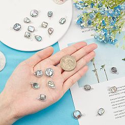 Подвески из натурального ушка / ракушки&nbsp;PALLOY-FH0001-66P