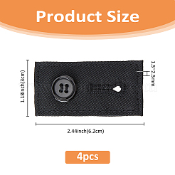 4 шт. хлопковые регулируемые брюки удлинитель талии&nbsp;FIND-FH0010-14B