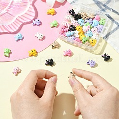 45 шт. 9-х цветные бусины из цинкового сплава&nbsp;FIND-CJ0003-97