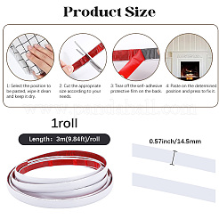Самоклеящаяся ПВХ-накладка на молдинг салона автомобиля&nbsp;DIY-WH20048-012B