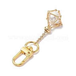 Латунная сумка-цепочка в стиле макраме&nbsp;HJEW-JM02048-01