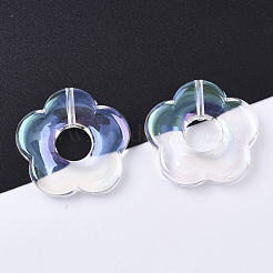 Прозрачные акриловые бусины&nbsp;X-PACR-R246-031