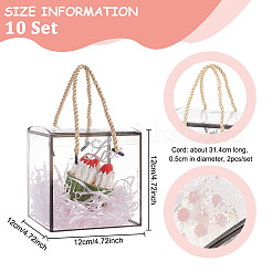 Прозрачная подарочная коробка из пластика для животных&nbsp;OBOX-WH0016-05B