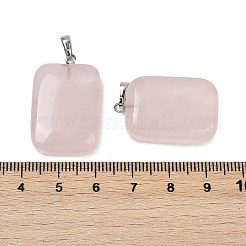 Природного розового кварца подвески&nbsp;G-C184-02