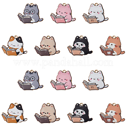 28шт 7 цвета подвески из цинкового сплава с эмалью&nbsp;FIND-BM0001-02