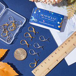 40 шт. 2-х цветная фурнитура для сережек из нержавеющей стали 304&nbsp;STAS-SC0005-47