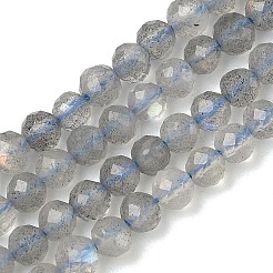 Природные лабрадорита бисер нитей&nbsp;G-B168-A09-4mm