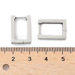 Серьги-кольца Huggie Hoop из нержавеющей стали 304&nbsp;X-STAS-R115-21P