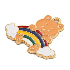 Подвески из эмали и сплава&nbsp;ENAM-H045-02B-G01