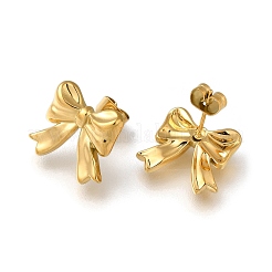 Серьги-гвоздики из нержавеющей стали 304 для женщин&nbsp;EJEW-F337-01G-03