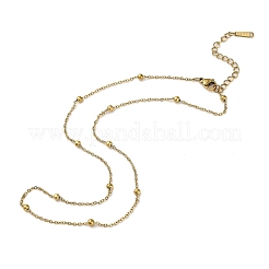 Ожерелья-спутники из нержавеющей стали 304 для женщин и мужчин&nbsp;LS-NJEW-Q028-12G