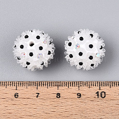 Стразы из полимерной глины ручной работы с цветком ромашки из смолы&nbsp;CLAY-T022-02B