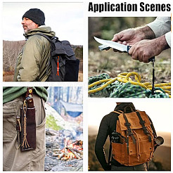 5 шт. 5-х цветные полипропиленовые парашютные шнуры подвесные украшения для мужчин&nbsp;HJEW-HY0001-23