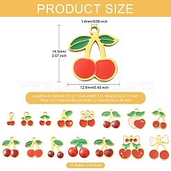 15 шт. 15 стиля подвески из нержавеющей стали 304&nbsp;STAS-CJ0003-09