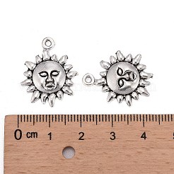 Сплавочные подвески тибетского стиля&nbsp;LS-TIBEP-LF9244YKG-AS-FF