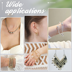 60 шт. 4-цветные латунные бусины для покрытия стойки&nbsp;KK-PH0009-19