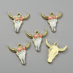 Подвески с принтом из сплава эмали&nbsp;ENAM-CJC0006-65E