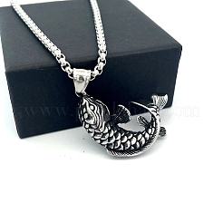 Винтажные подвески в виде рыбок из нержавеющей стали 304 для женщин и мужчин.&nbsp;ZR4097