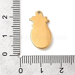 Подвески из нержавеющей стали 304 с эмалью&nbsp;STAS-B113-13G-01