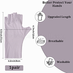 Перчатки без пальцев из полиэстера&nbsp;AJEW-WH20020-189B