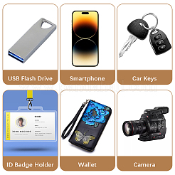 Искусственная кожа планки мобильного&nbsp;HJEW-WH20003-40B