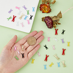 40 шт. 10 цвета окрашенные распылением подвески из сплава&nbsp;MRMJ-HY0002-36