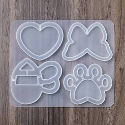 Силиконовые Молды для кулонов&nbsp;DIY-S047-01B