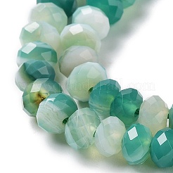 Натуральный полосатый агат / полосатые агатовые бусы&nbsp;G-E605-A02-01C