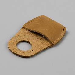 Защита большого пальца из воловьей кожи для резьбы по дереву&nbsp;AJEW-WH0471-124C