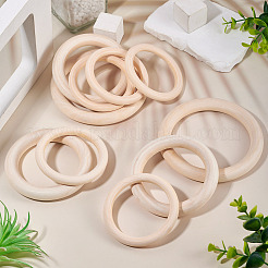 10 шт. Деревянные соединительные кольца&nbsp;WOOD-TA0002-84