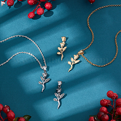 4 шт. 2 подвески из нержавеющей стали 304&nbsp;STAS-UN0035-09