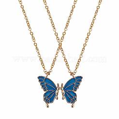 Комплект ожерелий с кулоном в виде бабочки&nbsp;JN1033B-1