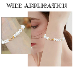 30 шт. латунные S-образные застежки KK-BBC0009-34