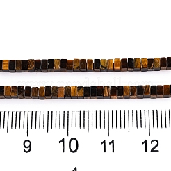 Природных тигровый глаз бисер нитей&nbsp;G-N342-73