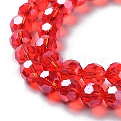 Гальванические стеклянные бусины&nbsp;EGLA-R015-8mm-20