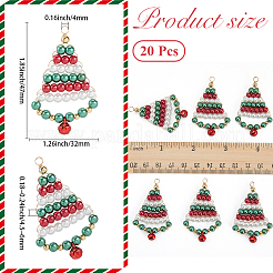 20 шт. подвески из перламутрового стекла&nbsp;FIND-SC0020-38