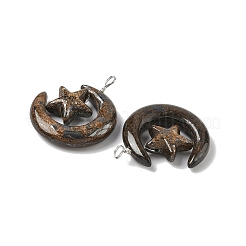 Природные подвески бронзитом&nbsp;G-Z086-01P-13