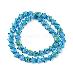 Ручной работы тысячецветник стеклянные бусины нитки LAMP-H067-01G