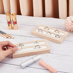 Подставки для деревянных колец на 2 слот&nbsp;ODIS-WH0025-88