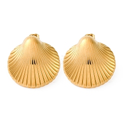 Серьги-гвоздики из нержавеющей стали 304&nbsp;LS-EJEW-F357-01G-03