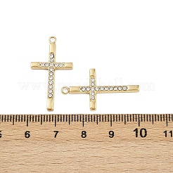 Подвески из нержавеющей стали 304 со стразами&nbsp;STAS-P415-10G