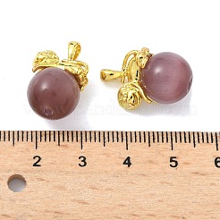 Подвески из латунной кошки&nbsp;KK-G548-11G-01