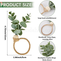 Кольца для салфеток из ПВХ-листа&nbsp;AJEW-CP0006-67B