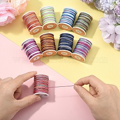 9 рулон 9-х цветной сегментно окрашенной полиэфирной нити&nbsp;NWIR-YW0001-14