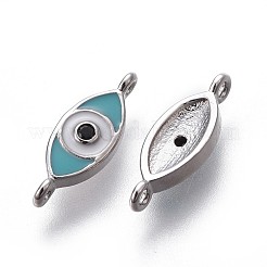 Соединители латунные эмалевые звенья&nbsp;KK-F783-17P